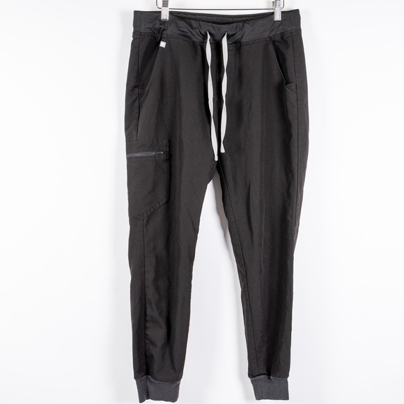 FIGS Technical Collection Women's Scrub Pants Jogger Size Medium Style Black - Picture 1 of 13